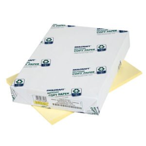 Copy Paper 8.5 X 11 Yellow