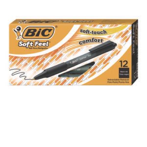 Retractable Soft Feel Ballpoint  Dozen