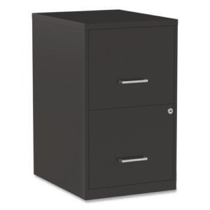 Vertical File Cabinet 2 Drawers Black