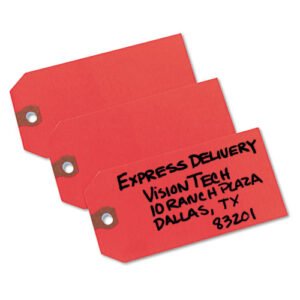Shipping Tag Red 1000/Box