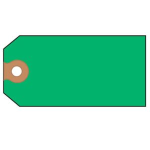 Shipping Tag Green 1000/Box