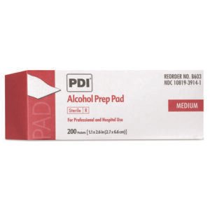 PDI Alcohol Prep Pads, 200/Box