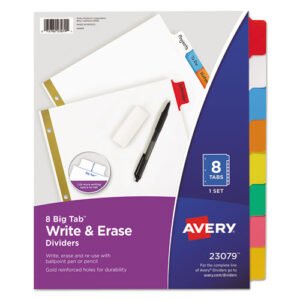 Paper Divider 8-Tab Assorted
