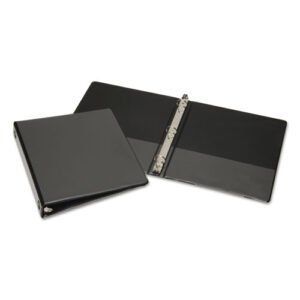 View Binder 11" X 8.5 Black 1" Capacity