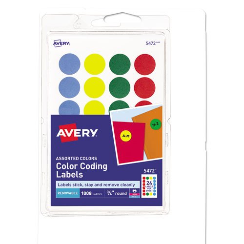 Printable Self Adhesive Color Coding Labels