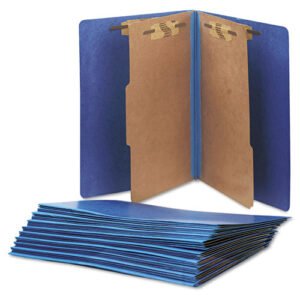 Classification Folder 2 Divider Dark Blue
