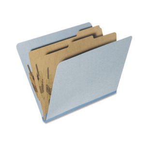 Classification Folder 2 Divider Light Blue