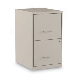 Vertical File Cabinet 2 Drawers Putty